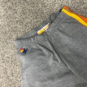 Aviator Nation 5 stripe sweatpants women small
